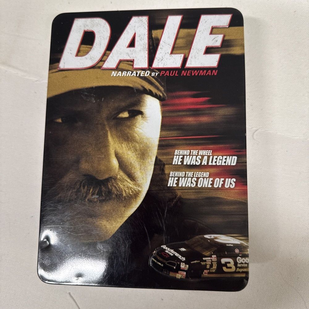 NASCAR‎ Dale: Narrated by Paul Newman (DVD, 2007, 6-Disc Set) TESTED/WORKS
